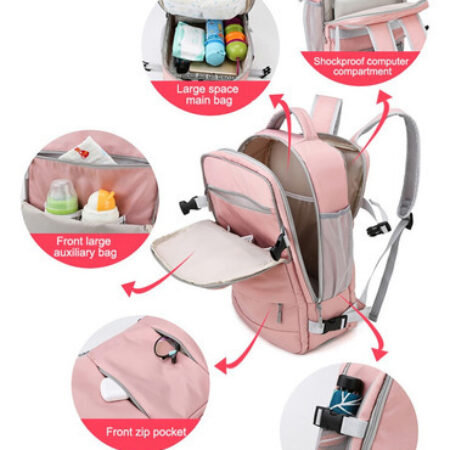 Mochila De Viagem Antifurto Multifuncional Para Laptop - Imagem 5
