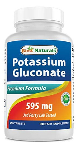 Melhor Suplemento Natural De Gluconato De Potássio, Comprim