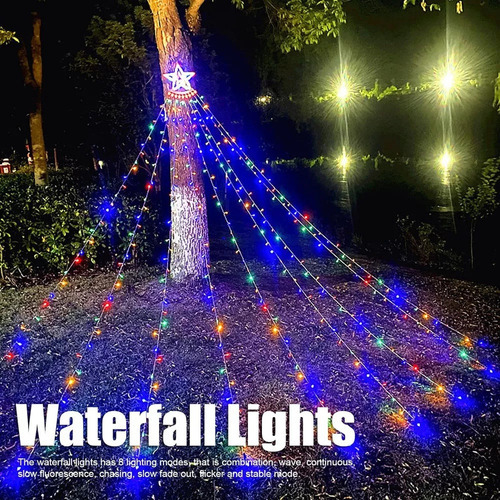 R Decoração De Jardim De Natal Com Luzes Solares Led - Imagem 5