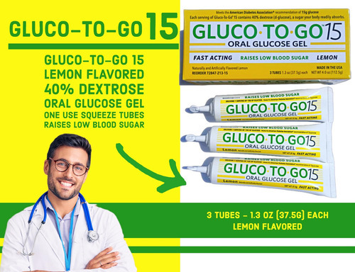 Gluco Para Ir 15 - Glicose Em Gel De Glicose Com Sabor De Li - Imagem 3