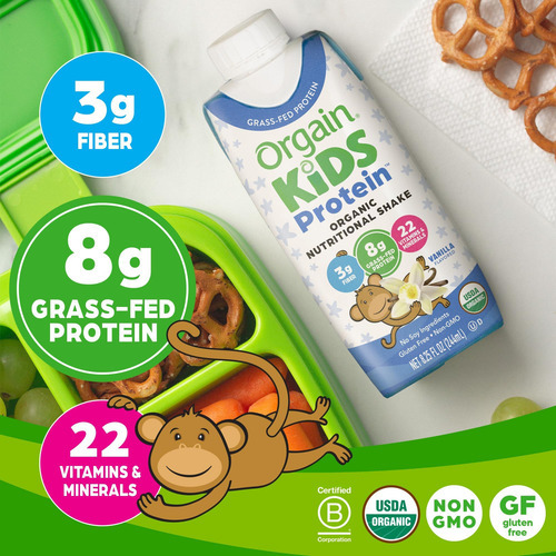 Shake De Proteína Nutricional Orgânica Para Crianças Orgânic - Imagem 5