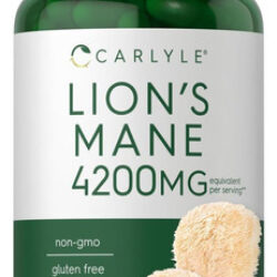 Cápsulas De Suplemento Carlyle Lions Mane | 4200mg | 60 Cont