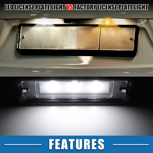 Luzes De Matrícula Para Ford Focus Fusion Lincoln Mks Mkt - Imagem 3