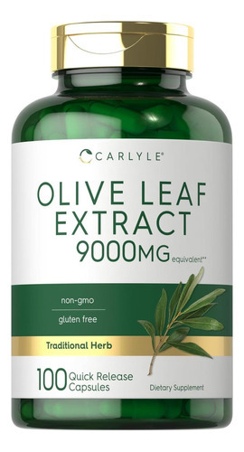 Cápsulas De Extrato De Folha De Oliveira Carlyle | 9000mg |