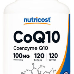 Suplemento Nutricost Coq10 Softgels 100mg 120 Porções