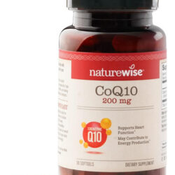 Coqmg Softgels Da Naturewise, Ubiquinona De Alta Potência -