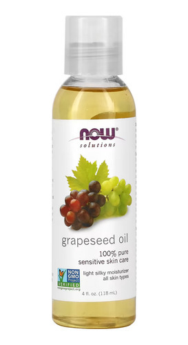 Óleo De Semente De Uva 118ml Now Foods Grapeseed Oil 4un - Imagem 3