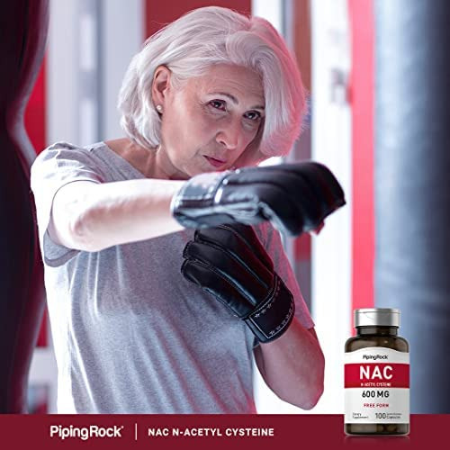 Suplemento Piping Rock Nac N-acetilcisteína | 600mg | 100 C - Imagem 6