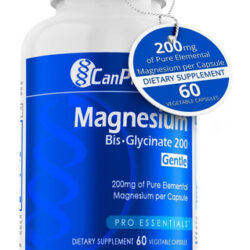 Canprev Magnesium Bisglicinato 200mg Gentis 60 Tampas De Veg