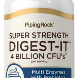 Enzimas Digestivas De Piping Rock Com Probióticos E Prebióti
