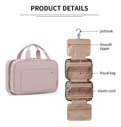 Bolsa De Viagem Masculina Feminina, Cabide E Divisória - Imagem 3