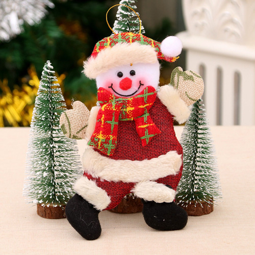 Decoração De Natal, 4 Peças De Enfeites, Presente, Papai Noe - Imagem 4