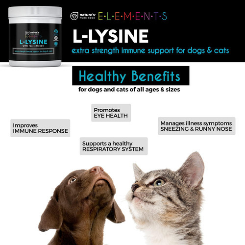 Pó De L-lisina De Força Extra Original Para Gatos E Cães - M - Imagem 4