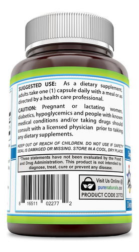 Pure Naturals Biotina 10.000 Mcg, 100 Cápsulas - Suporta Pel - Imagem 3