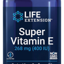 Life Extension Super Vitamina E 268 Mg - Para Coração, Céreb