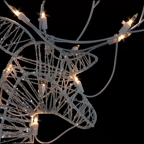 Kit 3 Enfeites De Natal De Renas Led Garden Blinker - Imagem 3