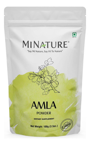 Amla Em Pó (amla Fruit Powder) Da Mi Nature | Usda Orgânico
