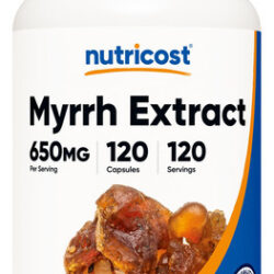 Suplemento Nutricost Em Cápsulas De Extrato De Mirra 650 Mg