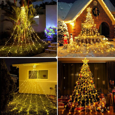 Decoração Solar De Natal Led Strip Light Enfeites De Árvore — foto 10