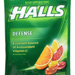 Halls Defense Vitamina C, Gotas De Suplemento Cítrico Sortid