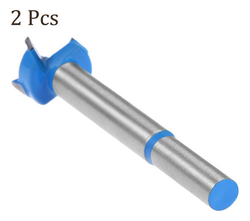 2 Broca Forstner 17mm Carburo De Tungsteno, Tope Filo Azul - Imagem 3