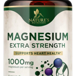 Suplemento De Magnésio (óxido De Citrato) 1000mg Para Melhor