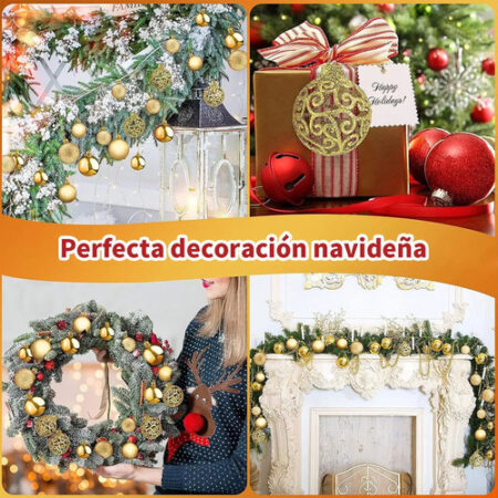 Conjunto De 100 Esferas De Decoração De Natal De Estilo Mist - Imagem 6