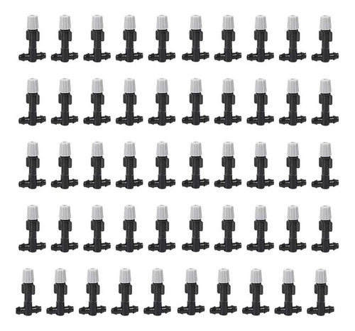 50pc Automático Pulverizador Rega Controle Gramado Aspersão - Imagem 5