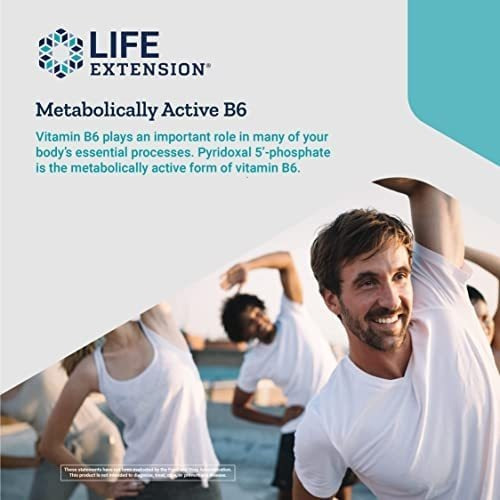 Life Extension Piridoxal 5-fosfato 100 Mg P5p Essential V - Imagem 4