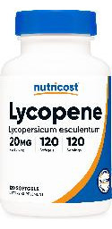 Suplemento Nutricost Lycopene 20mg 120 Cápsulas Gelatinosas - Imagem 2