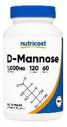 Suplemento Nutricost D-manose 1000 Mg 120 Cápsulas - Imagem 2
