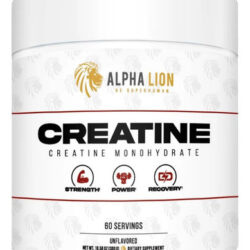 Pó De Monohidrato De Creatina Do Leão Alfa, 5000mg Por Porçã