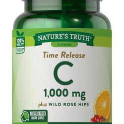 Vitamina C 1000mg | 60 Cápsulas | Com Rosa Selvagem | Suplem