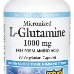 Fatores Naturais - L -glutamina Micronizada 1000mg, Suporte