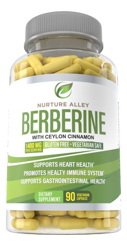Nurture Alley Berberine Complex - Berberine Hcl 1200mg Plus - Imagem 7