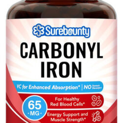 Ferro Carbonílico Surebounty, Com Vitamina C Natural, Suave