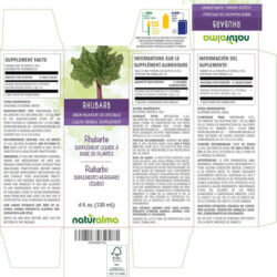 Naturalma Ruibarbo (rheum Palmatum Ou Rheum Officinale) Tint