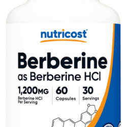Suplemento Nutricost Berberine Hcl 600mg 60 Cápsulas