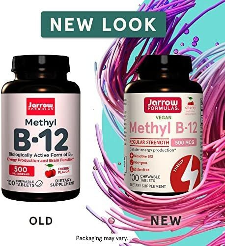 Vitamina B-12 Marca Jarrow Formulas, 500 Mcg, 100 Comprimido - Imagem 2