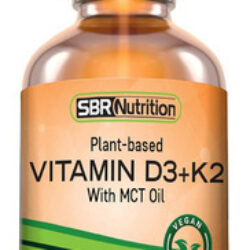 Vegan Vitamina D3 + K2 (mk-7) Gotas Líquidas Com Óleo Mct, S