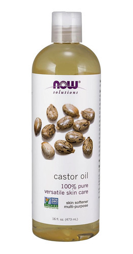 Óleo De Castor 473ml Now Foods Castor Oil 100% Puro 5un - Imagem 3