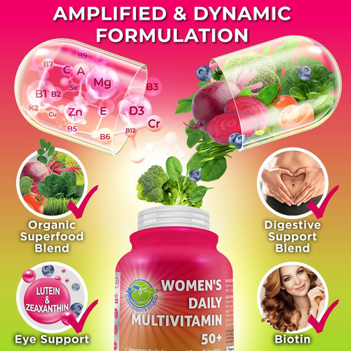Multivitamínico Diário Feminino 50 Plus - Multivitamínico Ve - Imagem 3
