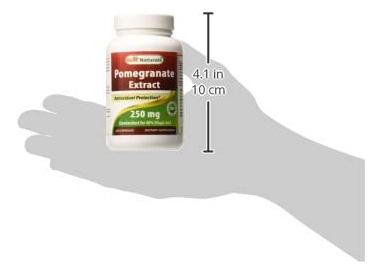 Extrato De Romã Best Naturals 250 Mg 120 Cápsulas - Imagem 6