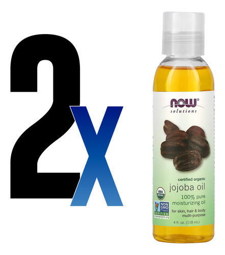 Óleo De Jojoba Now Foods 118ml Orgânico 2un - Imagem 2