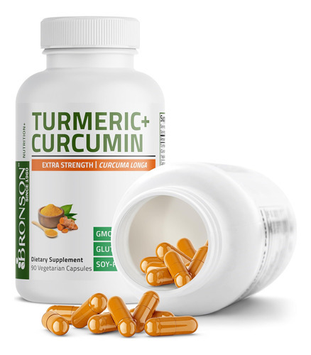 Curcumina De Cúrcuma Bronson 1500 Mg Por Porção Antioxidante - Imagem 4