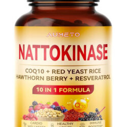 Fórmula Aprimorada De Suplemento De Nattokinase Com Coq10, F