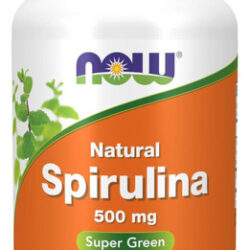 Suplementos Now, Espirulina Natural 500 Mg Com Beta-caroteno
