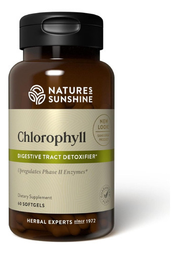 Natures Sunshine Clorofila, 60 Cápsulas De Softgel | Ajuda A