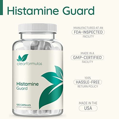 Suplemento Enzimático Histamine Guard Clear Formulas, 120 C - Imagem 5