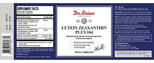 Dr. Brian Eye Vitamins Lutein & Zeaxanthin Capsule Suplemen - Imagem 4